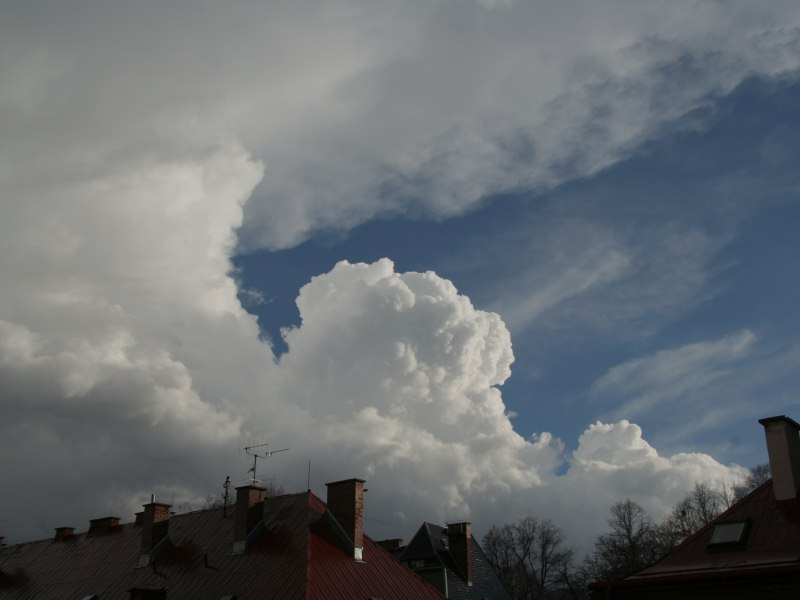 Bouřka 31. 3. 2006 v Trutnově
