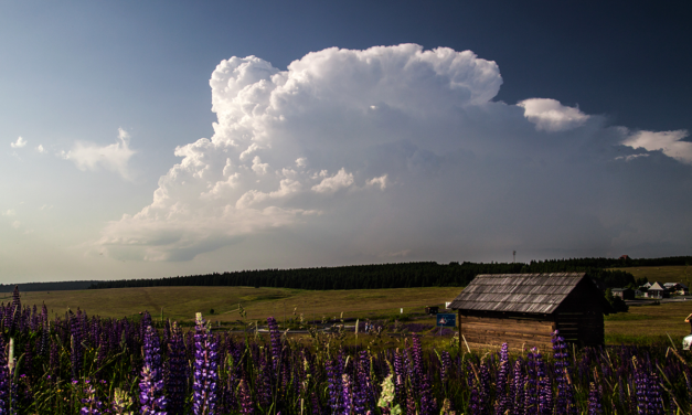 Bouřky na západní hranici 30. 6. 2012