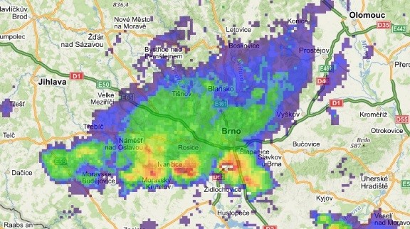 Radarove Snimky Proc Neprsi Kdyz Mi Radar Ukazuje Srazky A Naopak